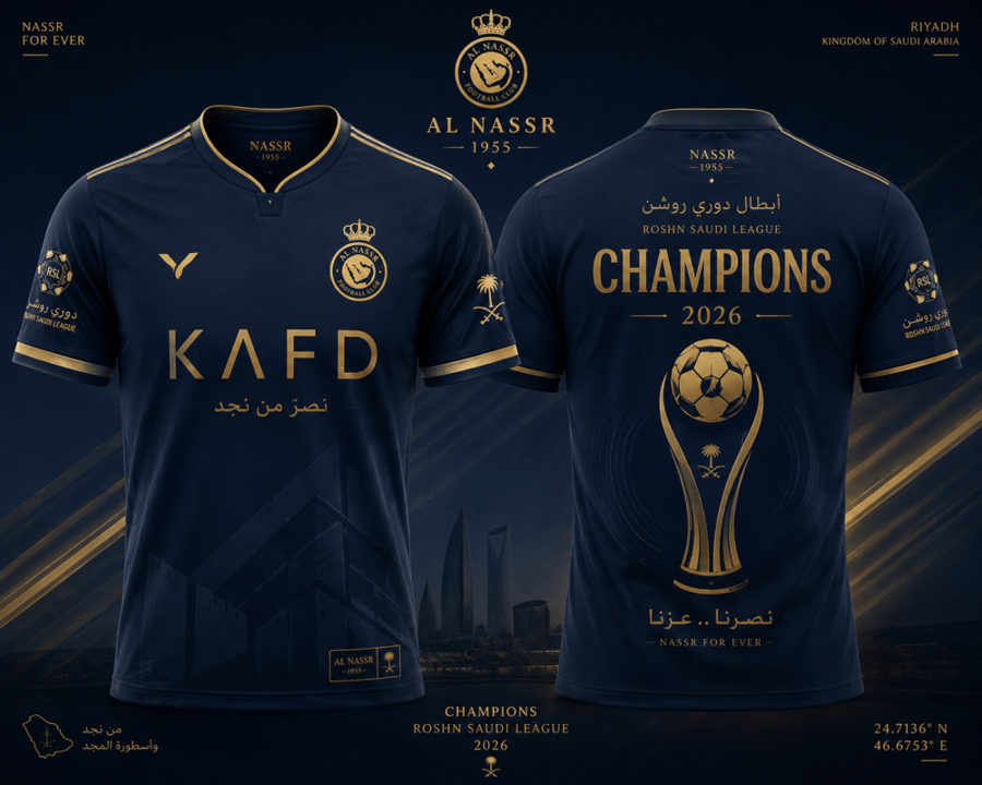 قميص النصر الكلاسيكي 2026 – إصدار الأبطال