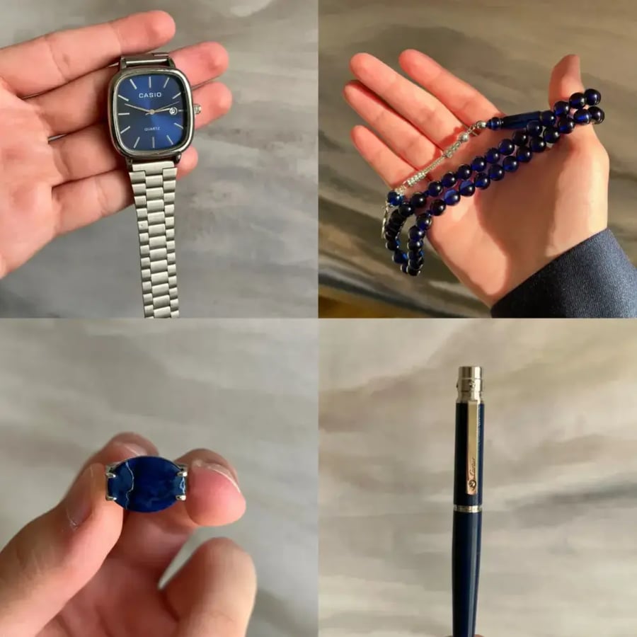 طقم ساعه وقلم مع خاتم