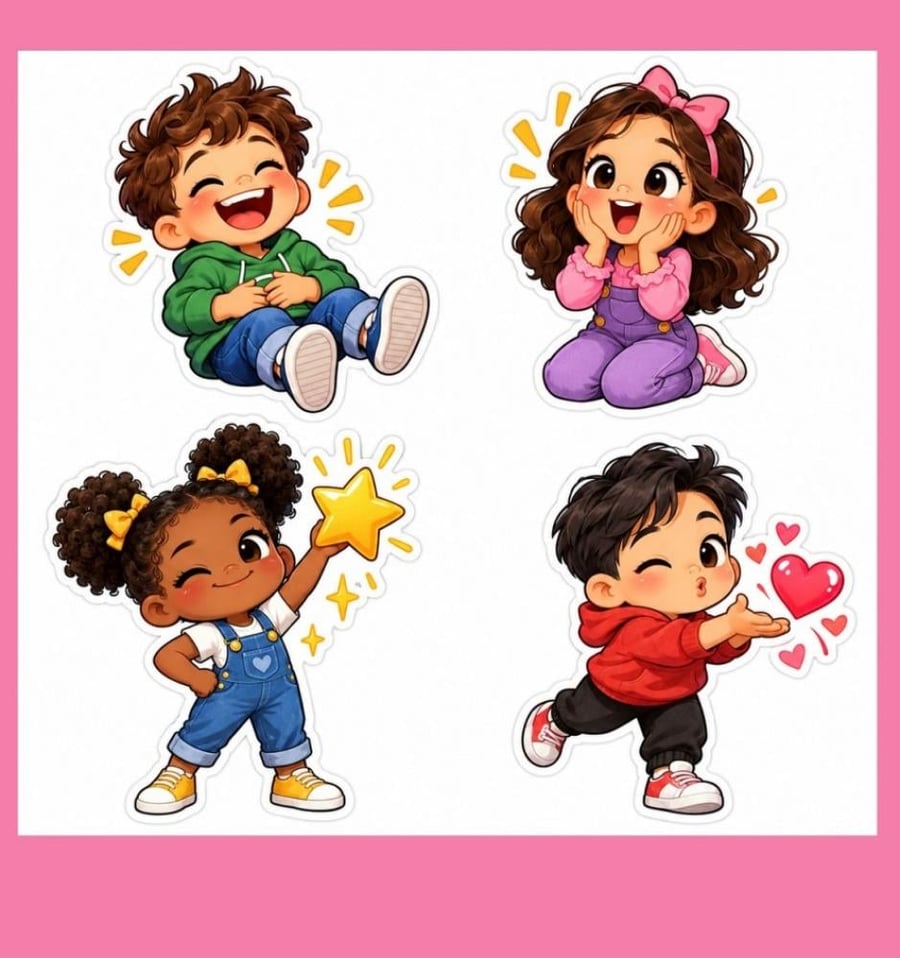 ملصقات مشاعر و صداقة