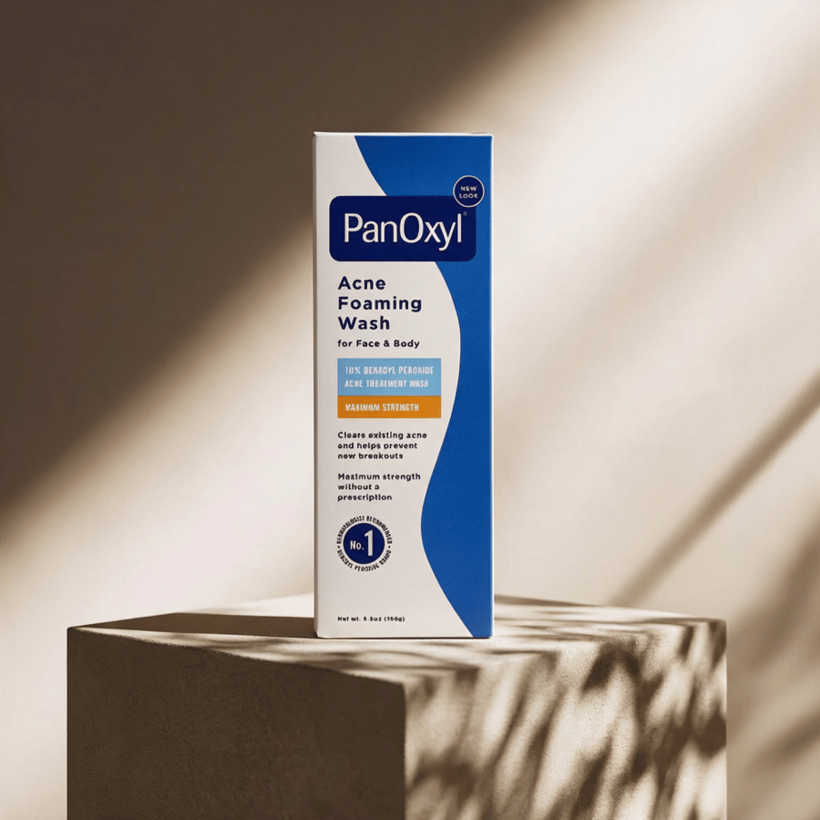 غسول بانوكسيل (PanOxyl) الرغوي الطبي لعلاج حب الشباب بنسبة 10% | 156 جم