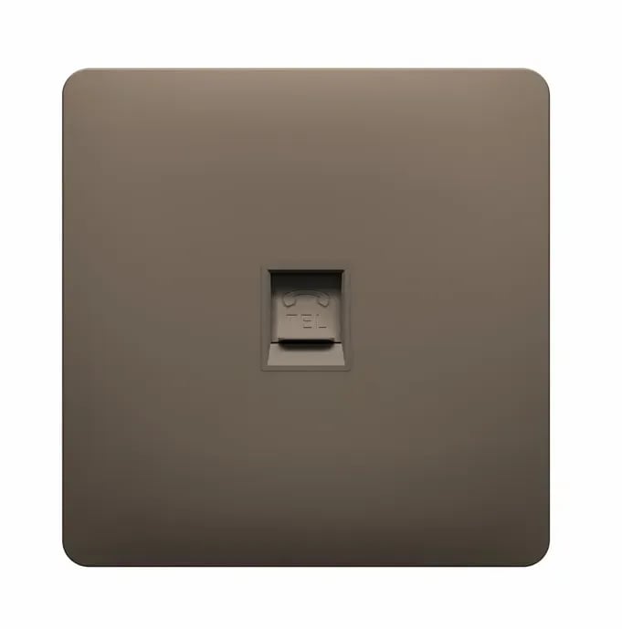 فيش تلفون RJ11 - CAT3 نحاسي معتق من أمانكم