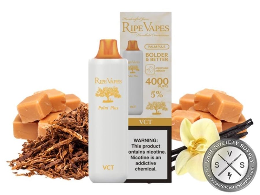 سحبة رايب فيب 4000 موشة نكهات متنوعة - Ripe Vapes 4000 Puffs