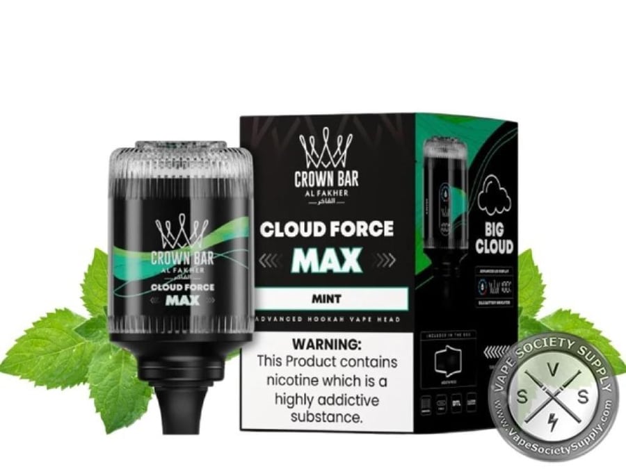 فيب الفاخر كلاود فورس ماكس نعناع 50 الف سحبة AL Fakher Crown Bar Cloud Force Max MINT