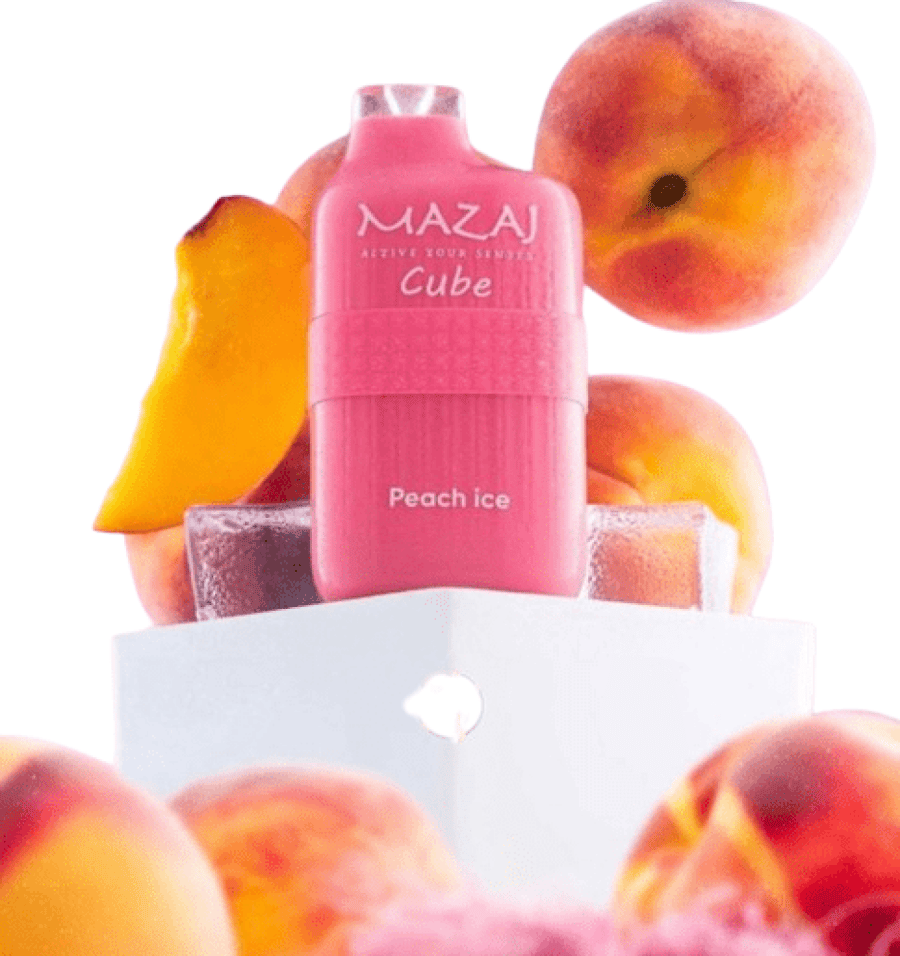 مزاج كوبي 6000 موشة عنب آيس MAZAJ Cube 6000 PUFFS GRAPE ICE