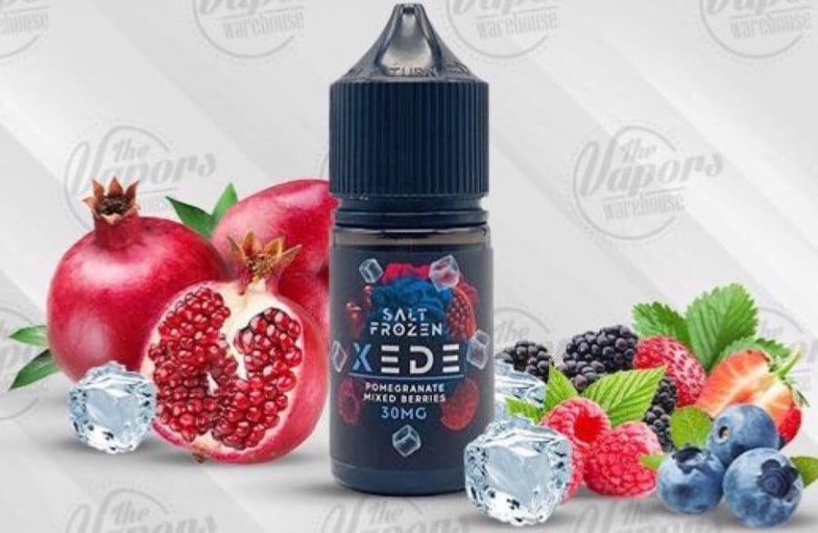 نكهة سولت أكسيد مزيج من التوت مع الرمان البارد من سام فيب XEDE FROZEN salt
