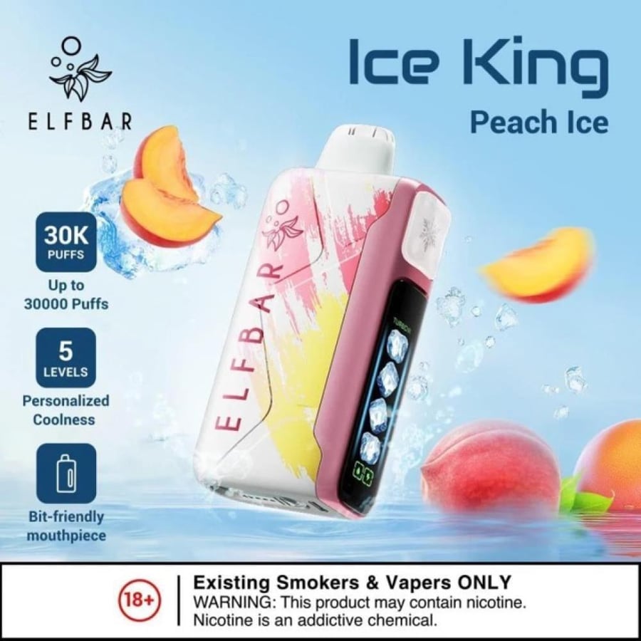 الف بار ايس كينق 30000 سحبة - ELFBAR ICE KING 30K