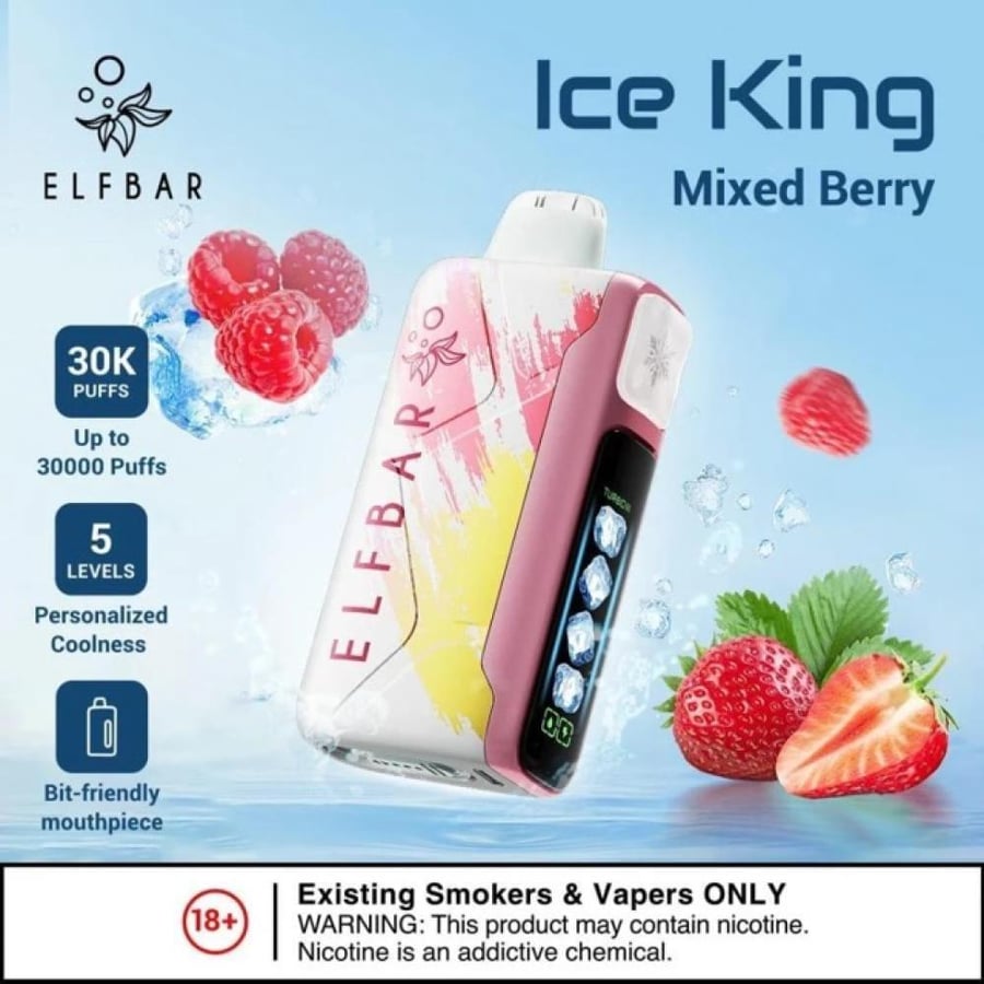 الف بار ايس كينق 30000 سحبة - ELFBAR ICE KING 30K