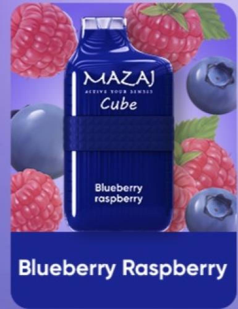 سحبة مزاج كوبي 6000 موشة بلوبيري ايس MAZAJ Cube 6000 PUFFS Blueberry I