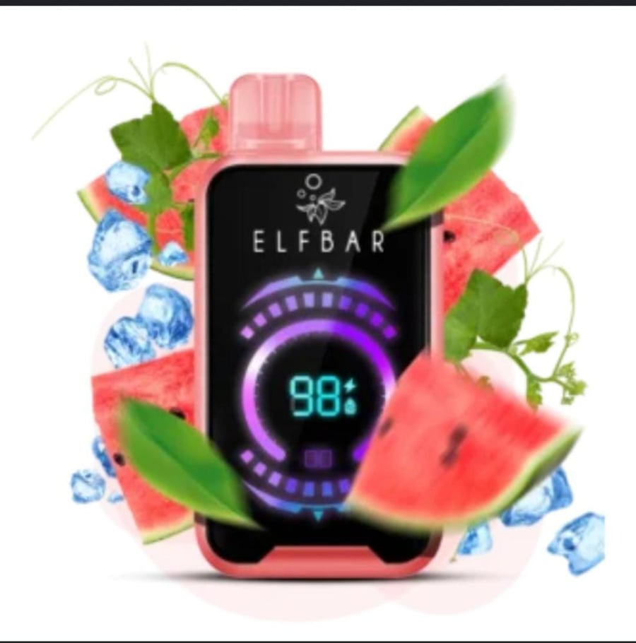 سحبة الف بار 18000بف ويترميلون ايسELF BAR WATERMELON ICE