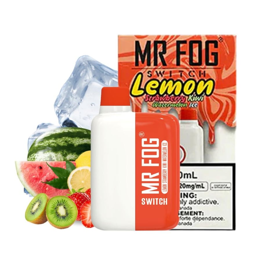 سحبة مستر فوج ليمون فراوله كيوي ويترميلون ايسLEMON STRAWBERRY KIWI WATERMELON ICE