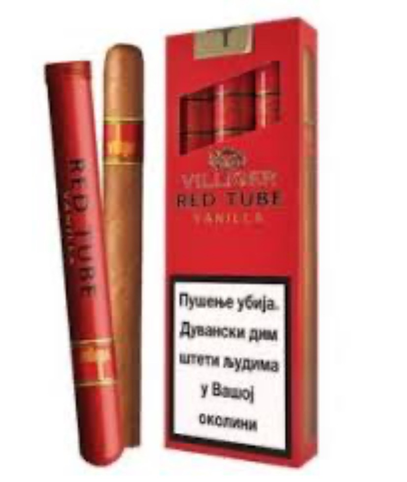 سيجار فليجر توب الاحمر الفاخر VILLGER RED TUBE