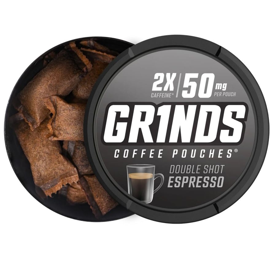 قرايندز اكياس قهوة بدون نيكوتين فقط تحتوي على كافيين GR1NDS GRINDS