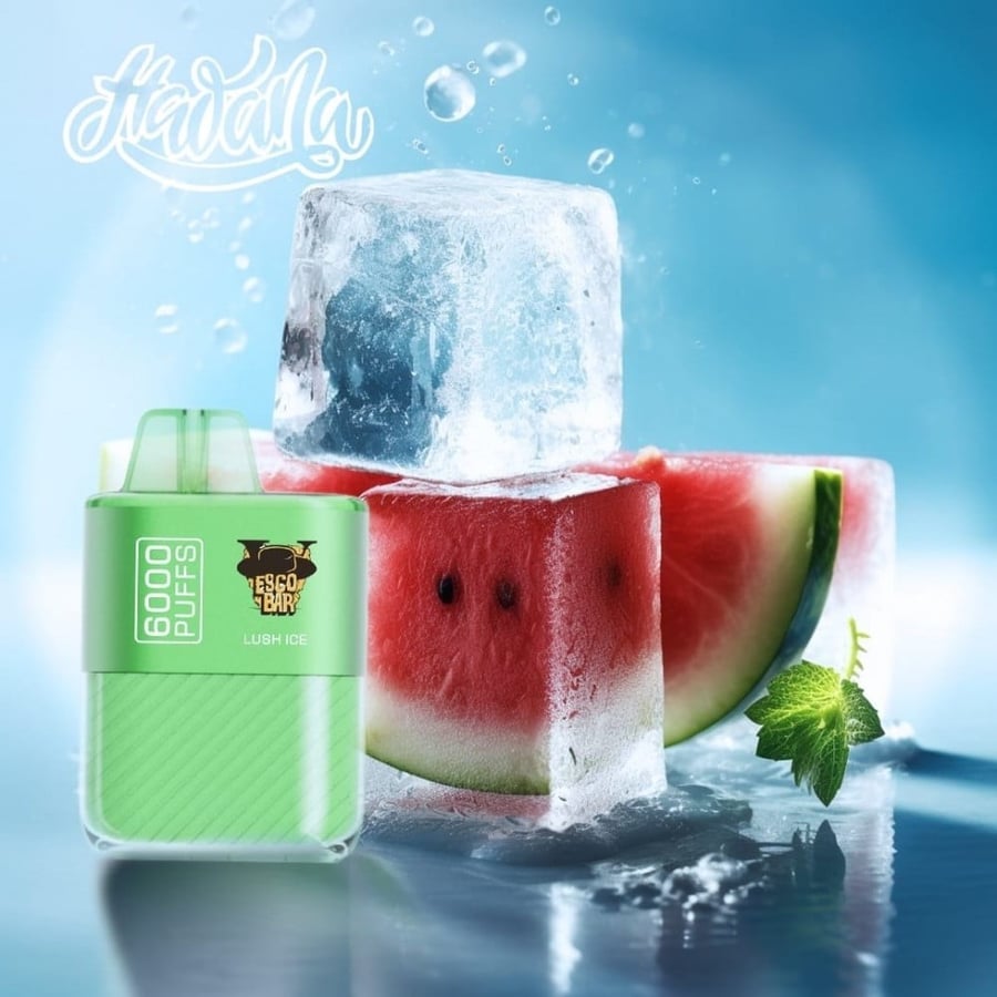 سحبه هوانا ايسكو بار بطيخ ايس 6000بف lush ice
