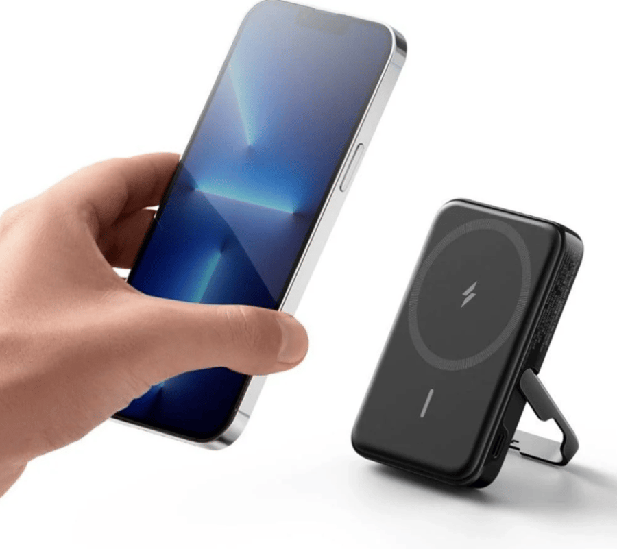 Anker بطارية MagSafe 322 – 5000 ملي أمبير مع ستاند