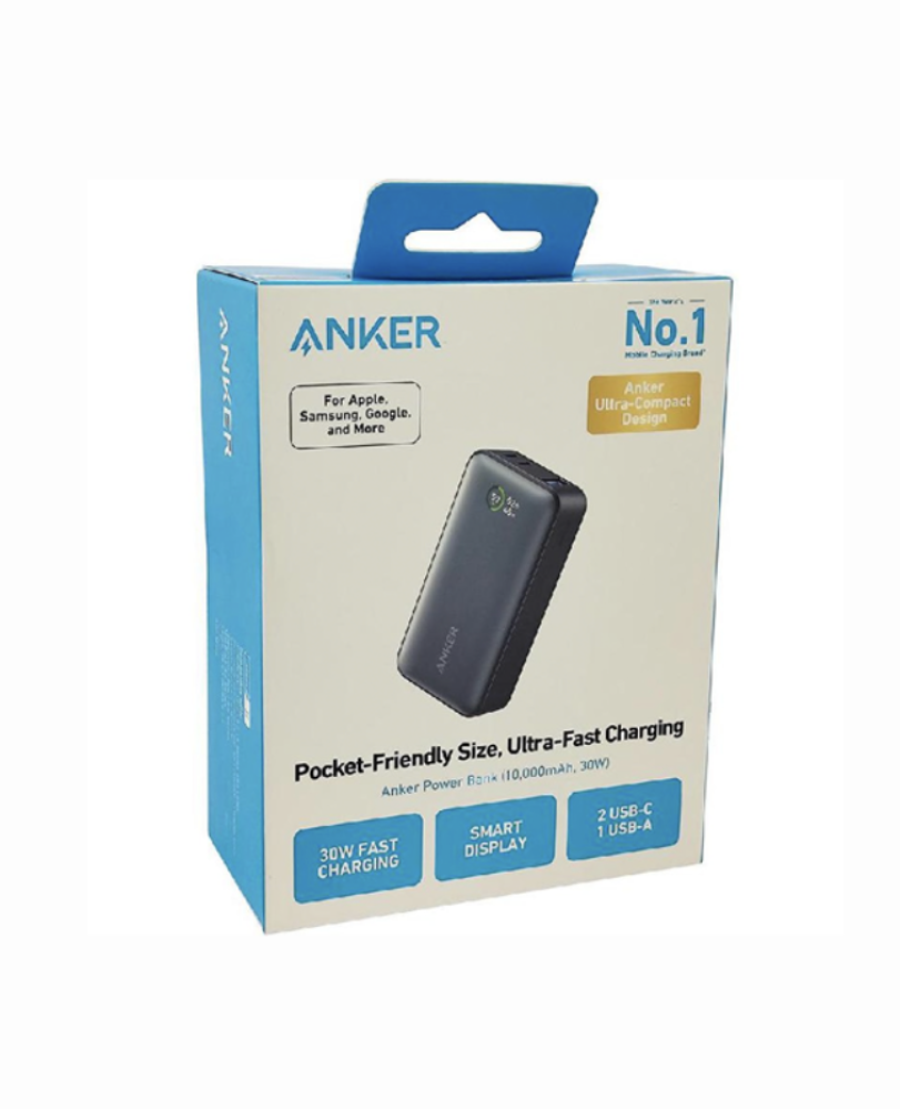 Anker portable battery 10000 mAh – fast charging 30 watts