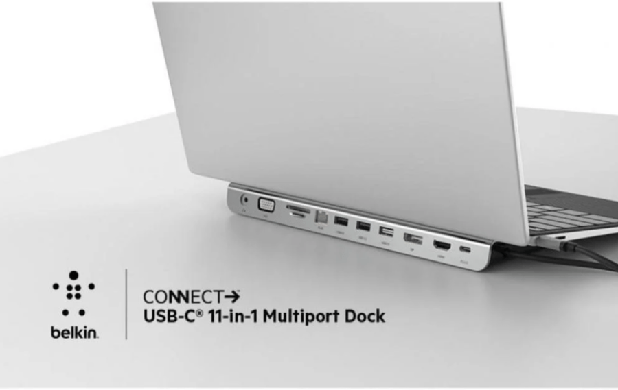 Belkin وصلة USB‑C متعددة المنافذ 11 في 1