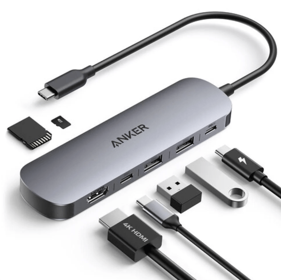 Multi-port Anker Type-C 7-in-1