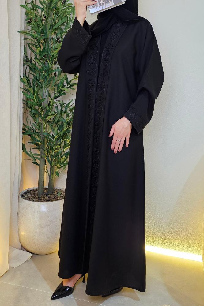 عباية كريب اسود