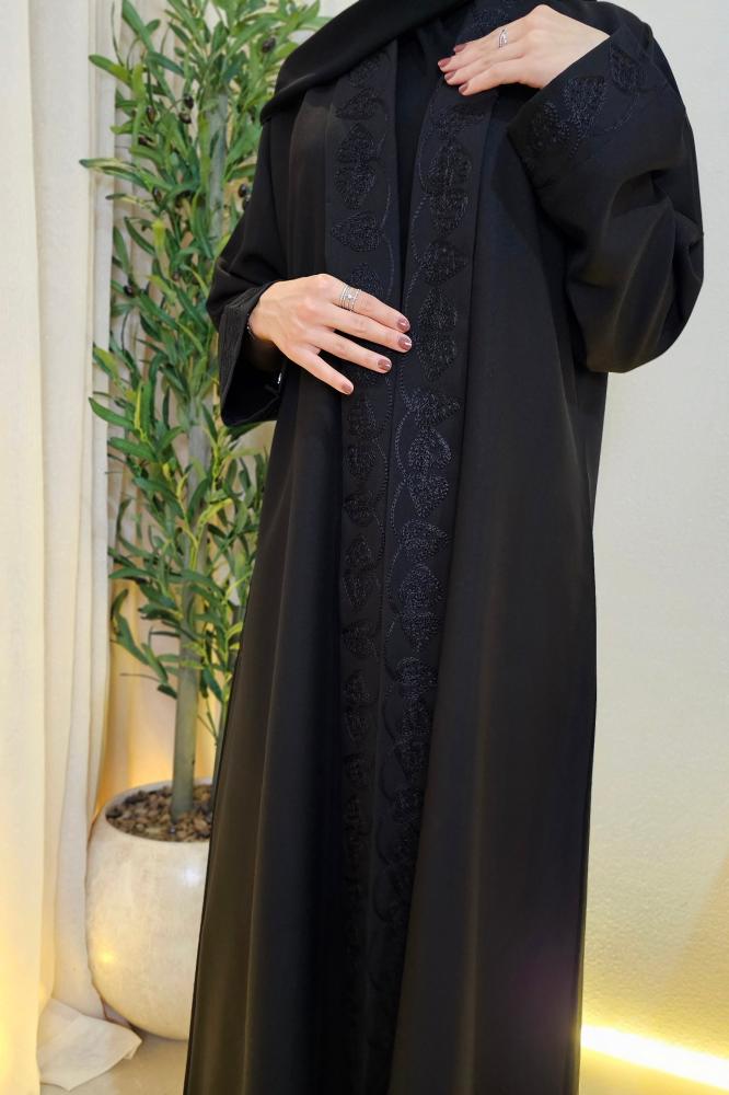 عباية كريب اسود