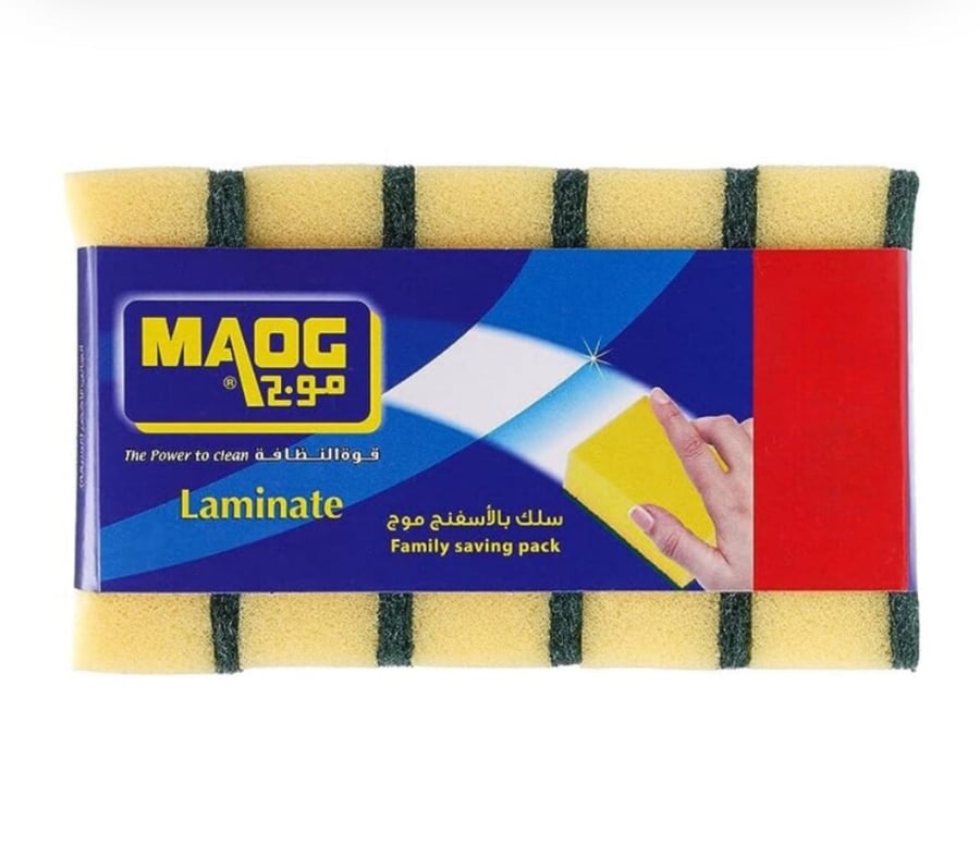 Double-sided mesh sponge - wire side - 6 pieces