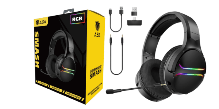 ASA SMASH Wireless Gaming Headset