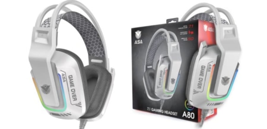 ASA A80 HEADEST GAMING White