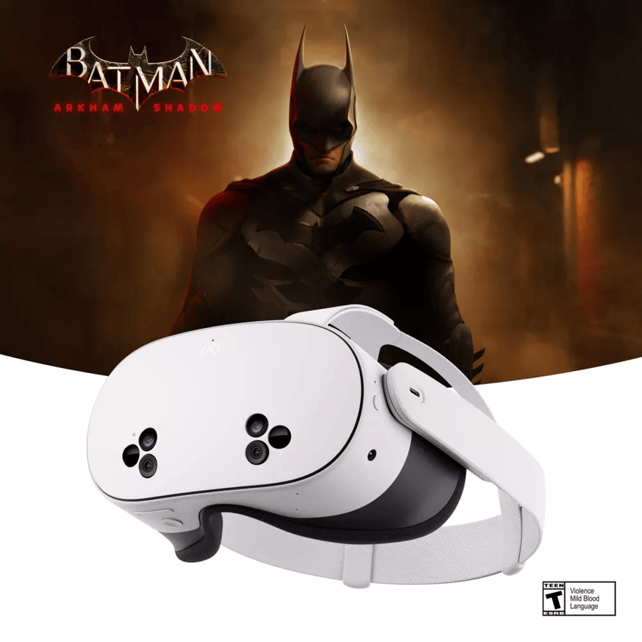 Meta Quest 3S All-In-One Virtual Reality Headset – includes Batman: Arkham Shadow
