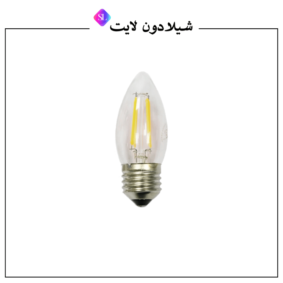 لمبة لون الاضاءة اصفر 3 واط عيدان E27