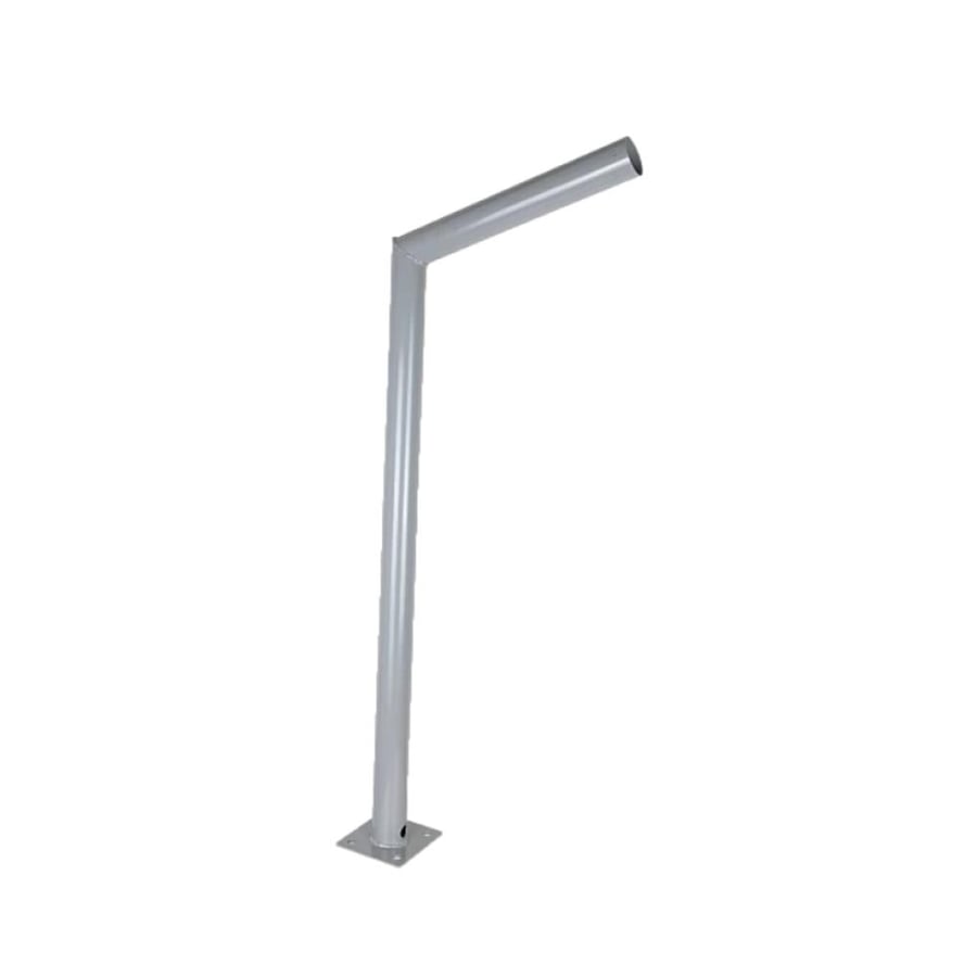 Street light pole, gray, one meter long, with a 40 cm arm