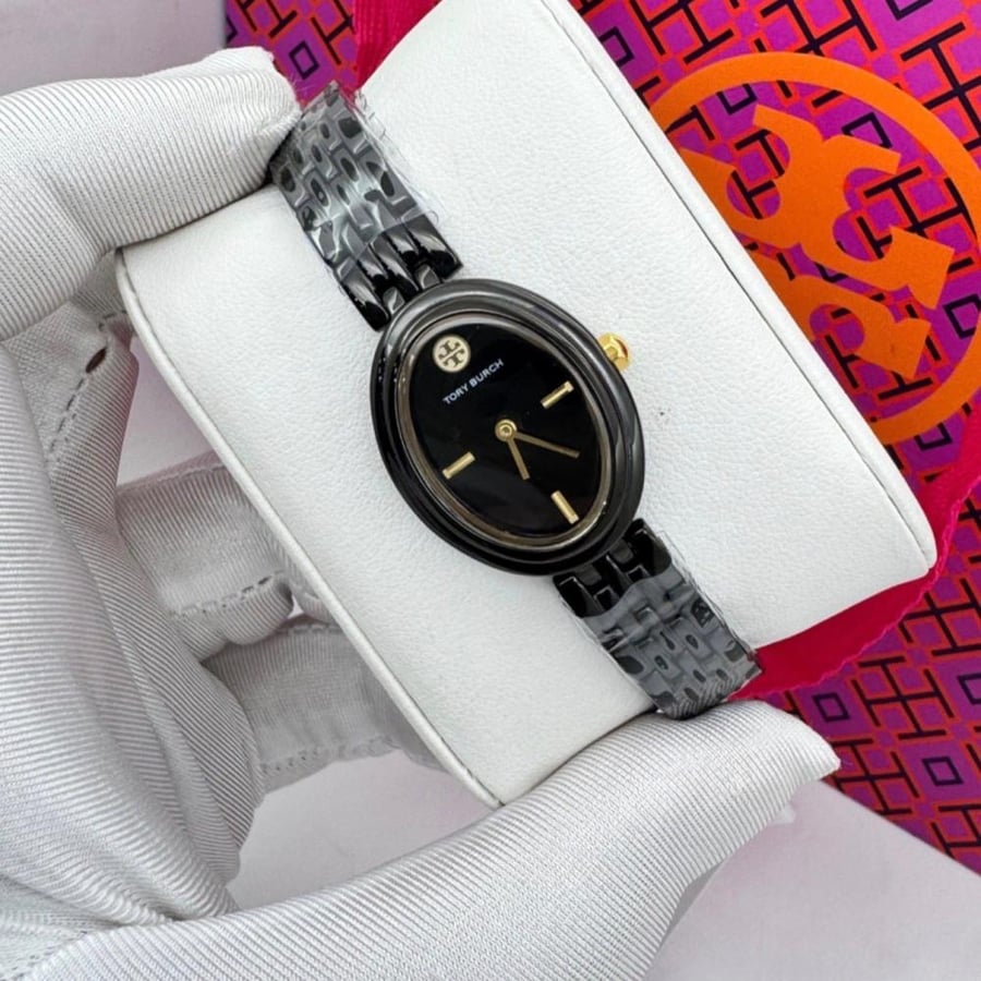 ساعة Tory Burch بيضاوي