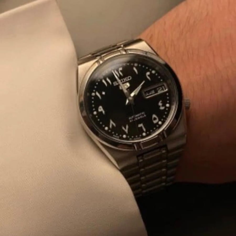 ساعة سيكو عربيه Seiko5