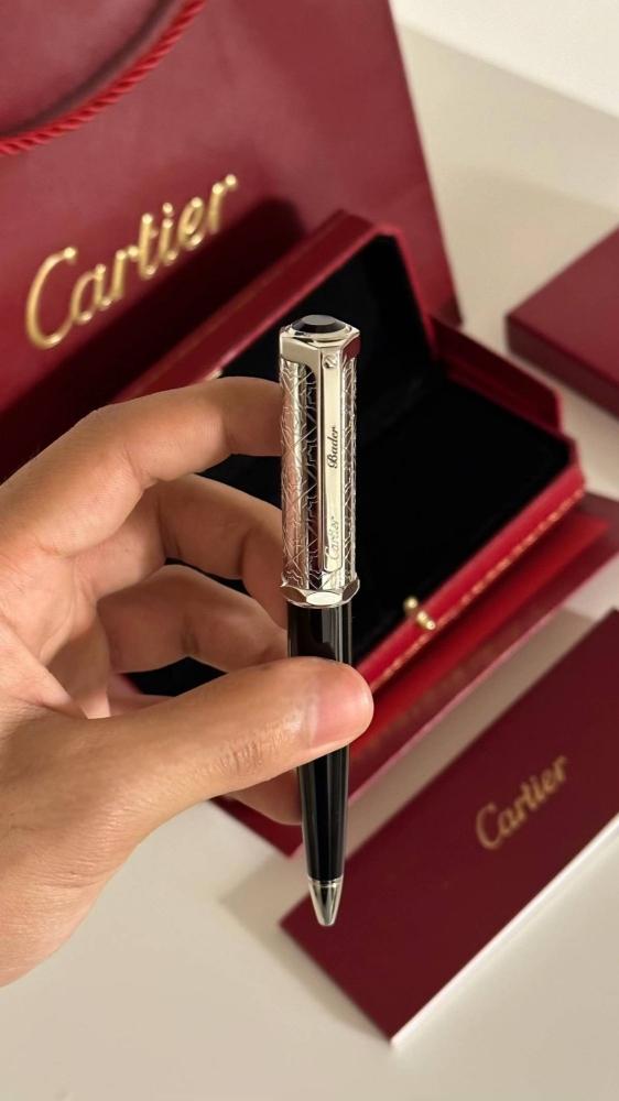 قلم كارتير فاخر بالاسم نقش ليزر هدية رجالية