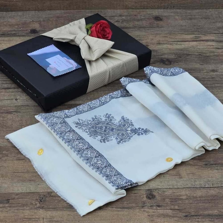 Kashmir winter ghutra - Kashmiri wool