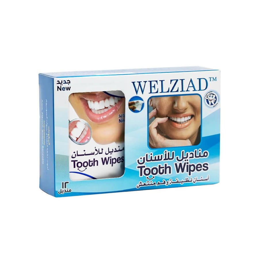 مناديل تنظيف الأسنان WELZIAD 12 منديلا