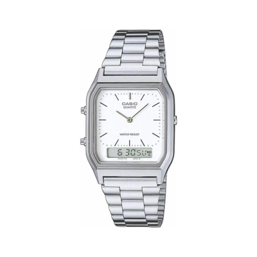 Casio Vintage AQ-230A-7DMQ Ana-Digi Dual Time Alarm Unisex Watch