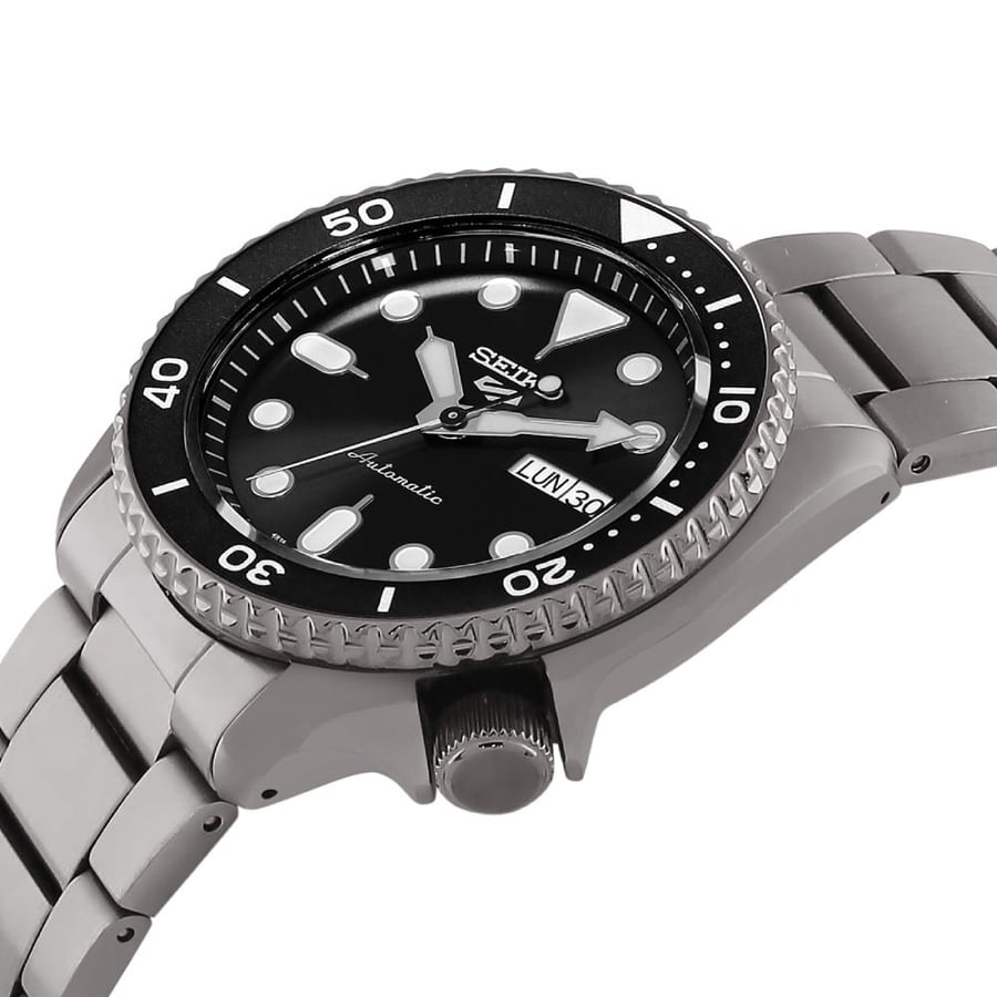 Seiko 5 Sports SRPD65K1 Automatic Men's Watch All Black 42.5mm