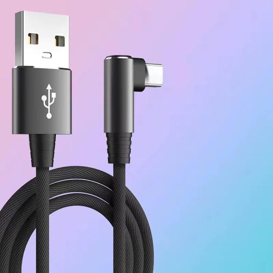 شاحن كابل 40W USB C 90 درجة الكوع USB نوع C لشياومي 15 14 13 12 برو Redmi k80 70 60 50 برو نوتا 11T برو هواوي P70 60 برو ميت 60 50 40 برو ون بلس 13 12 أيس 2 3 اكسسوارات الهاتف المحمول 5A الشحن السريع USB نوع C كابل 2M