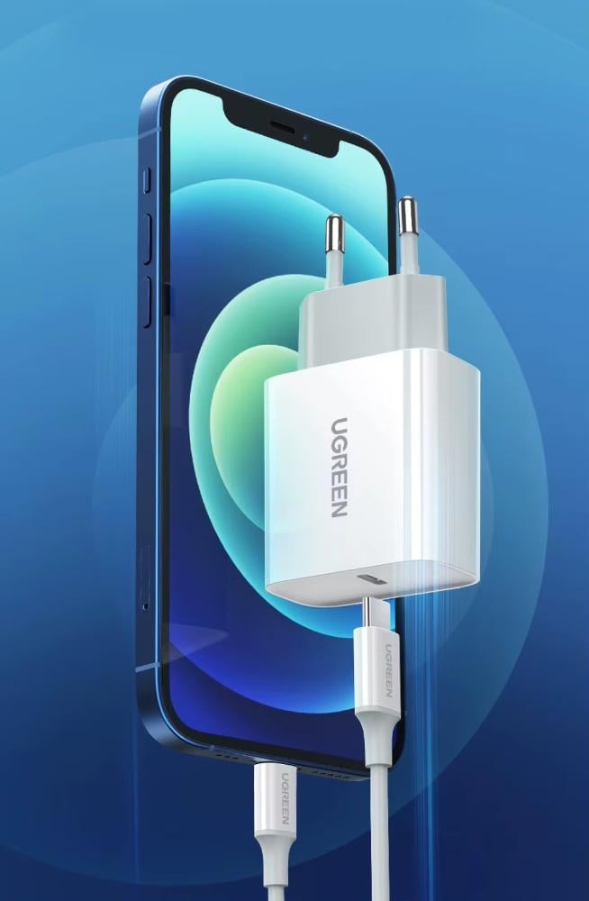 شاحن سريع من UGREEN للشحن 4.0 3.0 QC PD