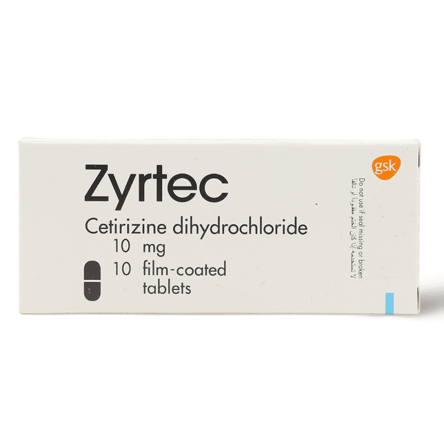 Zyrtec 10mg 10 Tab زيرتك 10 ملجم 10 أقراص