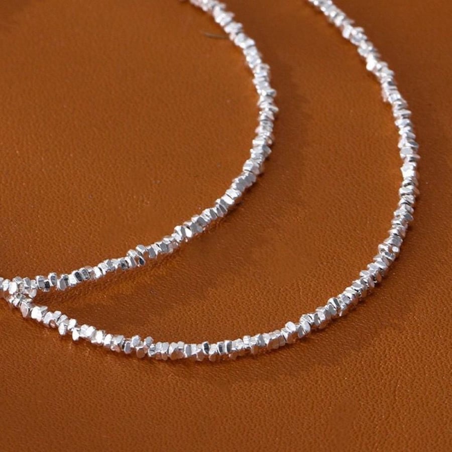 سلسال الفضة المكسرة فضه 925s