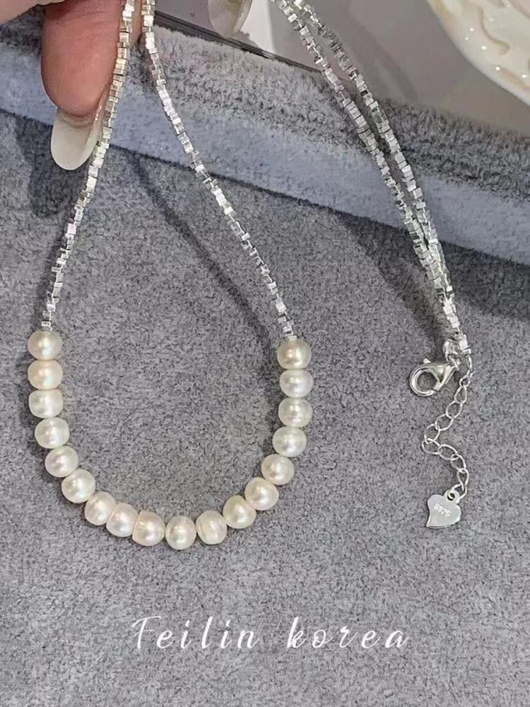 سلسال اللؤلؤ فضه 925s