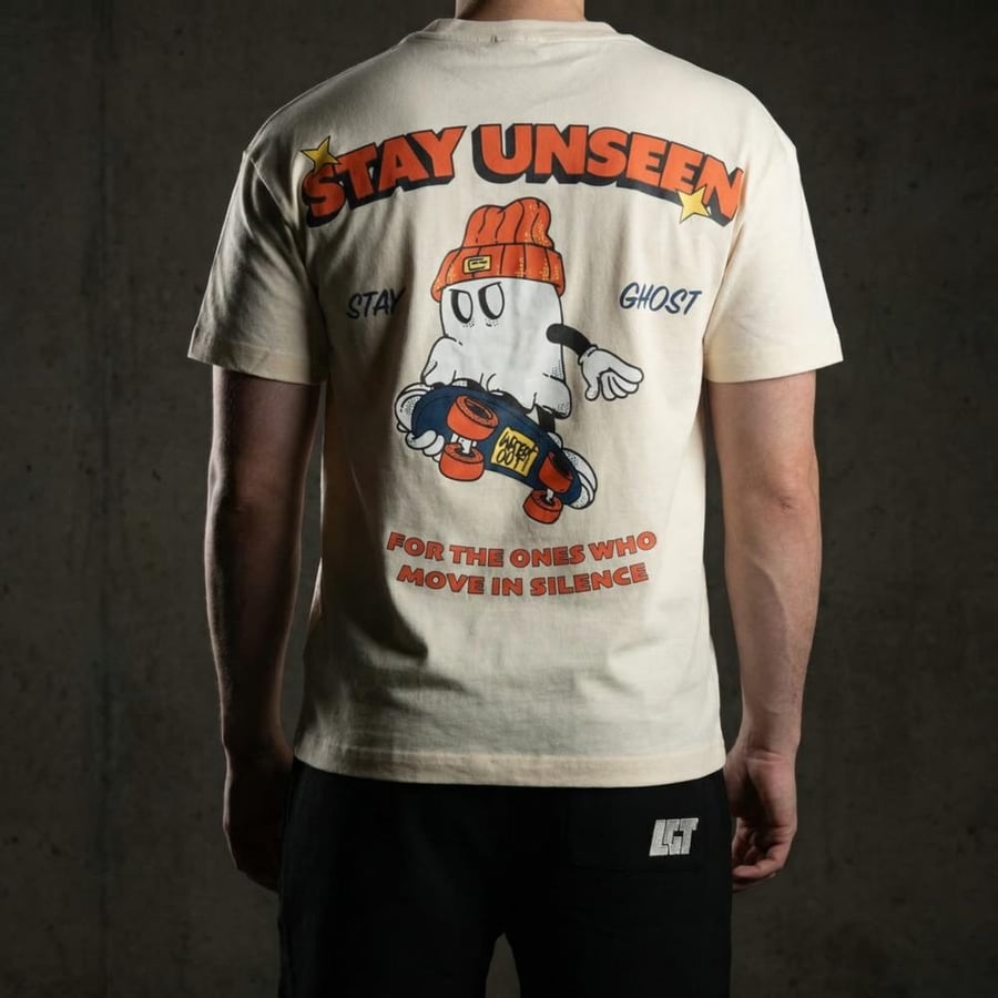 CREAM TEE - STAY GHOST