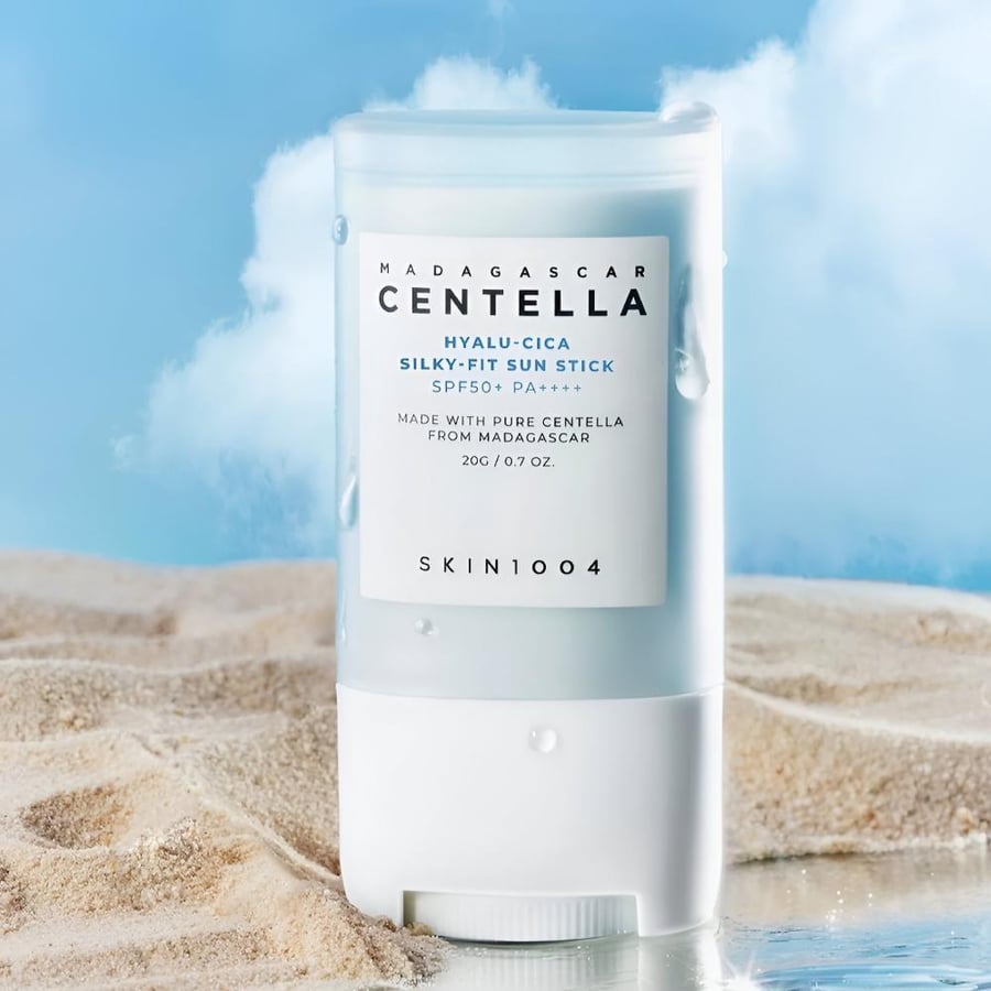 ستيك واقي شمس هيالو سيكا بملمس حريري ومثالي  مدغشقر سينتيلا SPF50+  من سكين1004 - 20جرام