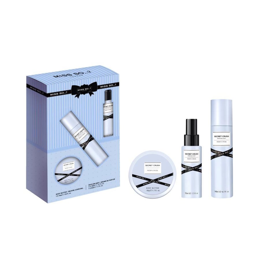 Su...? Miss Faat Al-Ahlam set (body perfume 140 ml + body perfume 50 ml + body butter 75 ml)