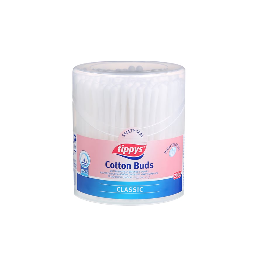 Cotton swabs for multi-purpose cleaning from Tepis 200 sticks