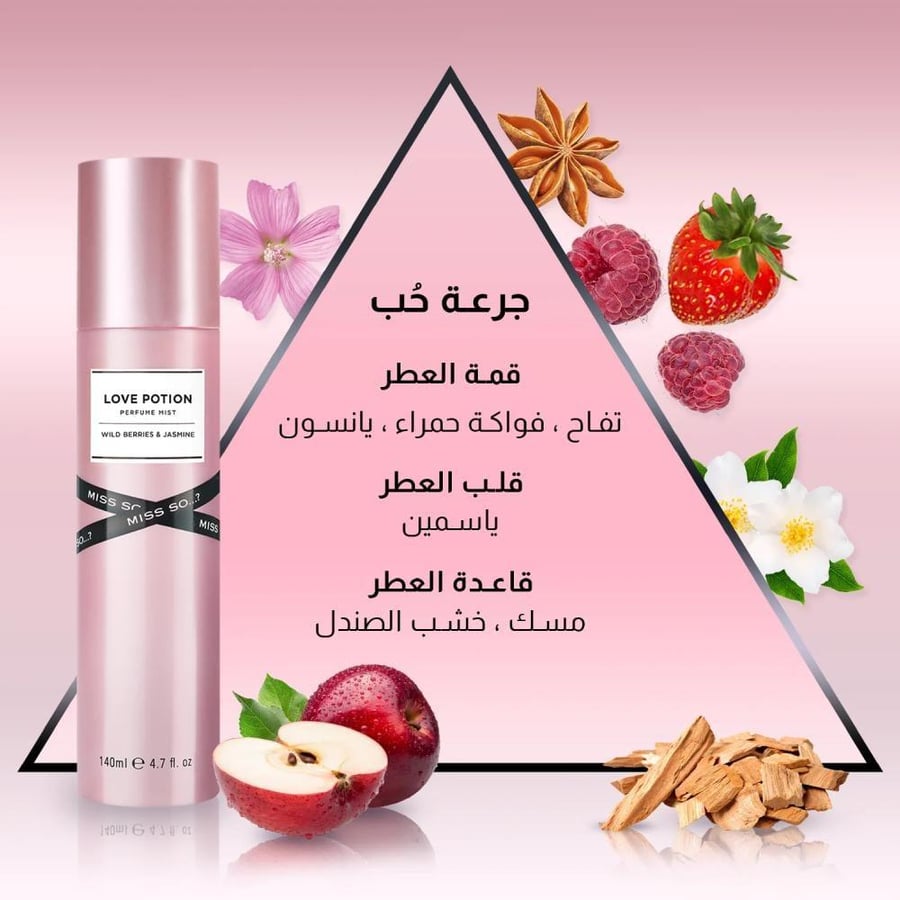 Body spray perfume dose of love Miss from Su...? - 140ml
