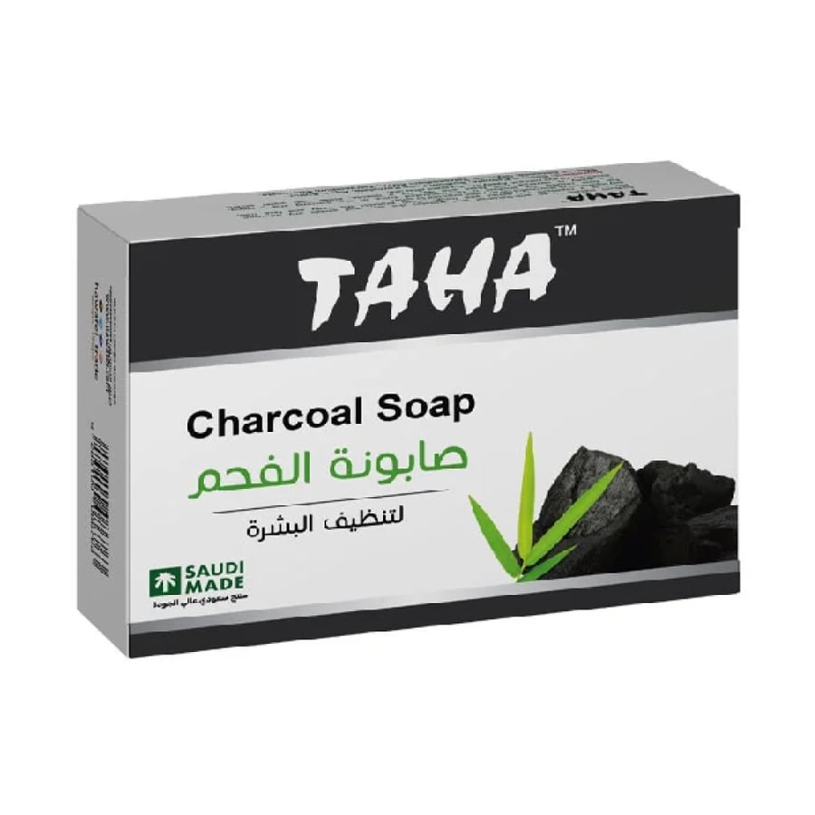 صابون قالب بالفحم    من طاها - 125جرام