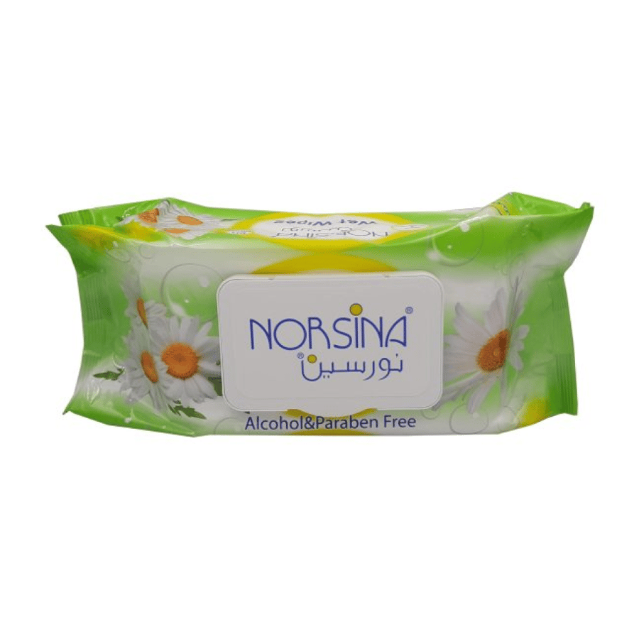Chamomile baby wet wipes Nursina 120 pieces