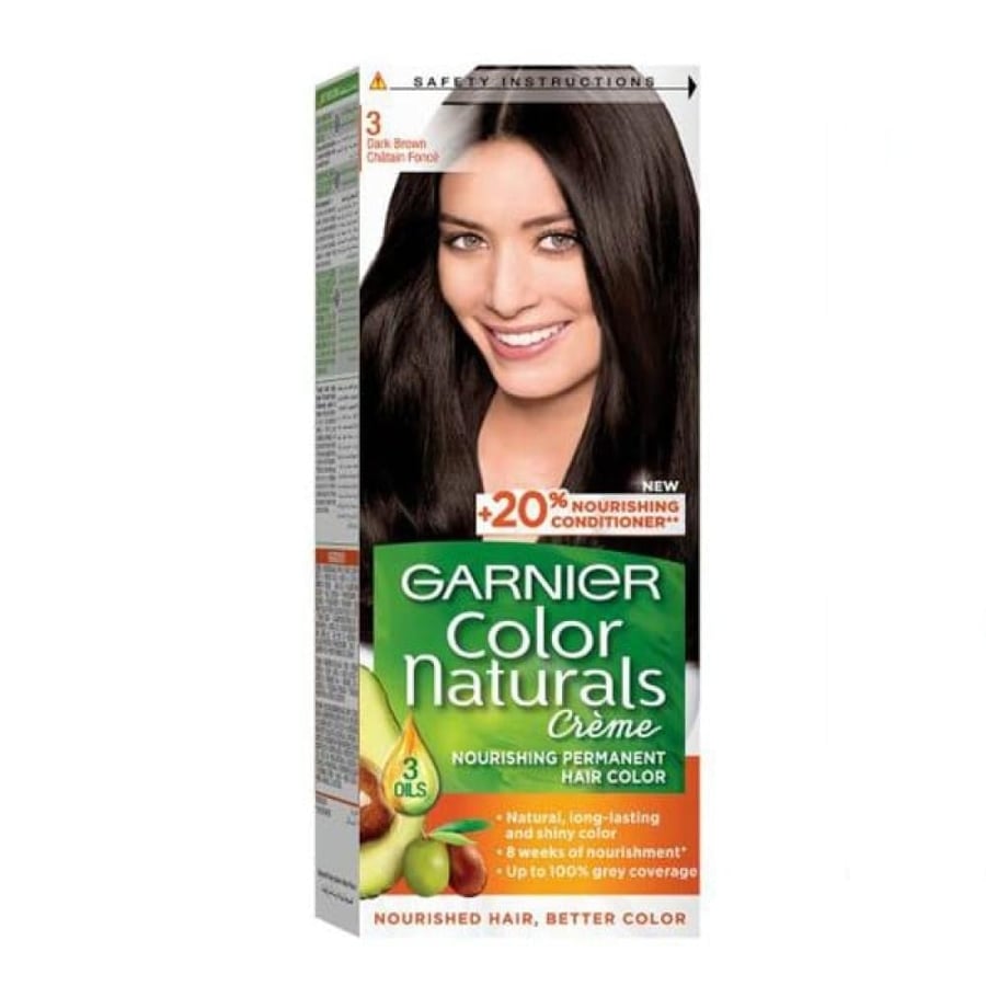 Garnier hair dye Color Naturals 3 Dark Brown