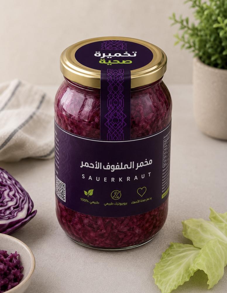1مخمر ملفوف الاحمر 720 جم